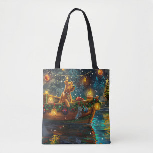 Airedale Weihnachtsfest Reise Tasche