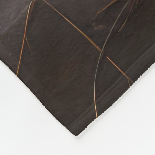 Airedale Welpe Herbst Kürbis Fleecedecke (Ecke)