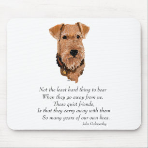 Airedale-, Welsh-, Lakeland Terrier Andenken Mousepad