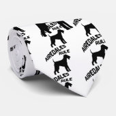 Airedales-Regel Krawatte (Gerollt)