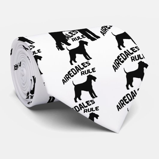 Airedales-Regel Krawatte (Gerollt)