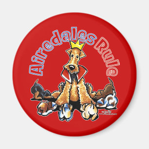 Airedales-Regel Magnet