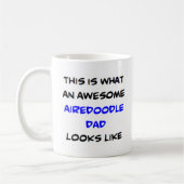 Airedoodle Dad, phantastisch Kaffeetasse (Links)