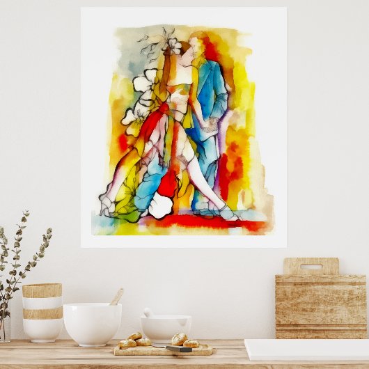 Aires Del Sur Tango Poster (Küche)