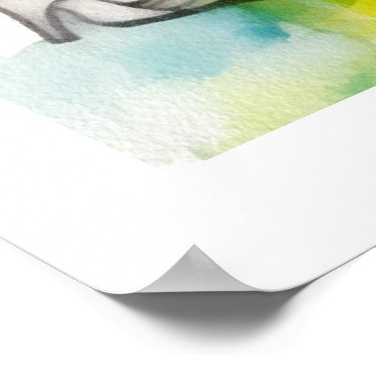 Aires Del Sur Tango Poster (Ecke)