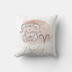 Aires Monogram Lumbar Pillow Kissen