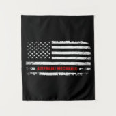 Airframe Mechanical Aviation American Flag Wandteppich (Vorderseite)