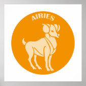 Airies, Zodiac Sign, Horoscope, Astrology Poster (Vorne)