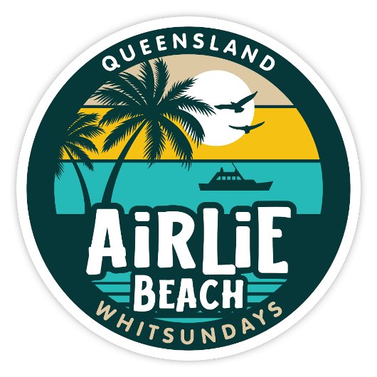 Airlie Beach, Queensland Australien Aufkleber