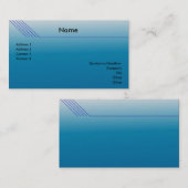Airline Business Card Visitenkarte (Vorne/Hinten)