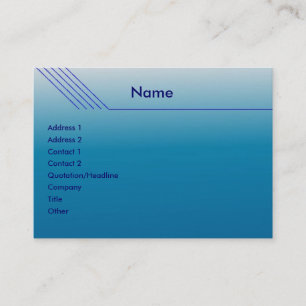 Airline Business Card Visitenkarte
