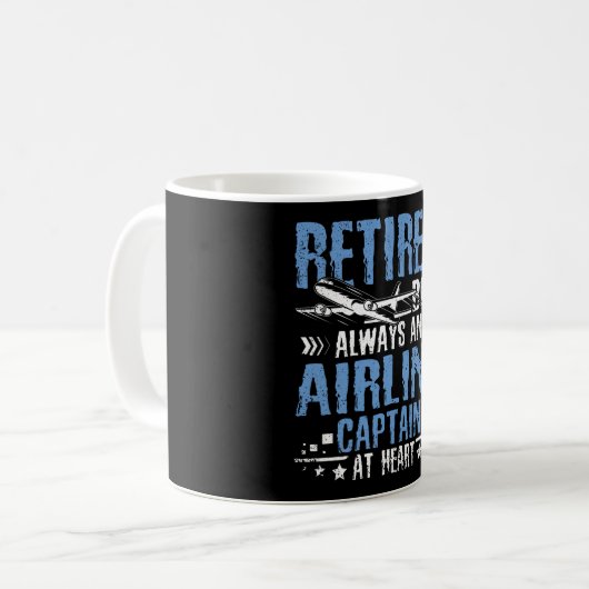 Airline-Kapitän Kaffeetasse (Vorderseite Links)