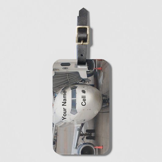 Airline-Kennung Gepäckanhänger (Vorderseite Vertikal)