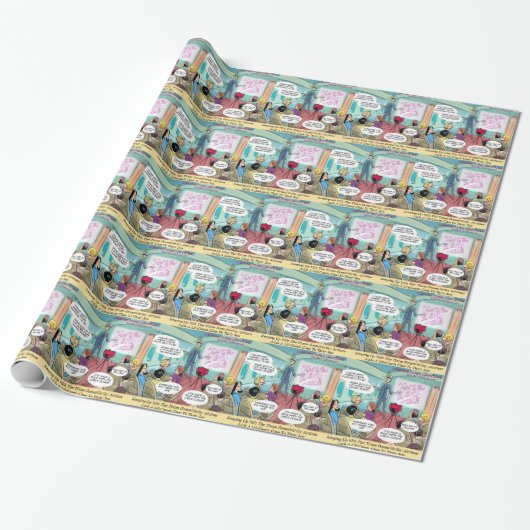 Airline LifeCoach Class Funny Geschenkpapier (Ungerollt)