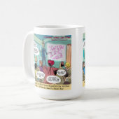 Airline LifeCoach Class Funny Kaffeetasse (Vorderseite Links)