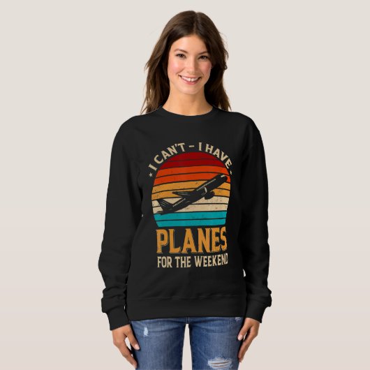Airline Pilot Aviation Themed Pun Corporate Pilot Sweatshirt (Vorne ganz)