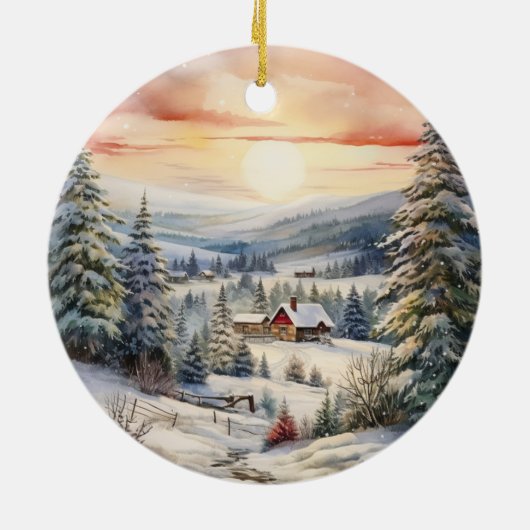 Airline Pilot First Christmas Personalized Keramik Ornament (Hinten)