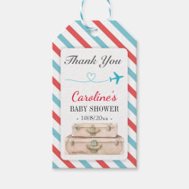 Airline Travel Baby Dusche Sprinkle Geschenk Tag Geschenkanhänger