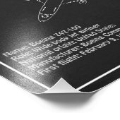 Airliner 747 - Flugzeugkonzept Zeichnend Pläne PD Fotodruck (Ecke)