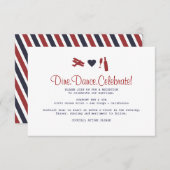 Airmail Empfang Card Begleitkarte (Vorne/Hinten)