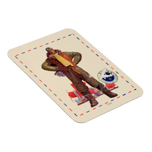 Airmail Pilot Magnet (Rechte Seite)
