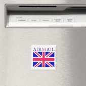Airmail Union Jack Flag Magnet (In Situ (Geschirrspüler))