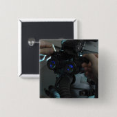 Airman passt die Augenspäne an Button (Vorne & Hinten)