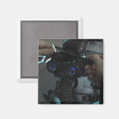 Airman passt die Augenspäne an Magnet (Vorderseite/Rückseite)