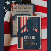 Airman Rustic Military geht weg vom Party Abarewel Einladung