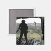 Airman sieht sich einen Bundle-Fall an Magnet (Vorderseite/Rückseite)