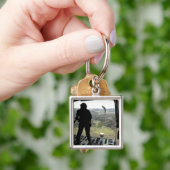 Airman sieht sich einen Bundle-Fall an Schlüsselanhänger (Hand)