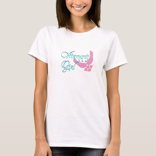 Airmans Mädchen T-Shirt (Vorderseite)