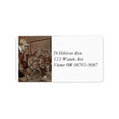 Airmen erhalten Bestellungen Adressaufkleber (Vorne)