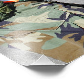 Airmen unterstützen einen Armeesoldaten der Republ Fotodruck (Ecke)