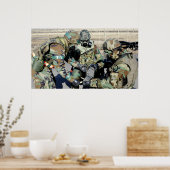 Airmen unterstützen einen Armeesoldaten der Republ Poster (Küche)