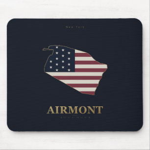 Airmont New York Amerikanische Silhouette Mousepad