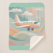 Airplane AI art Sherpadecke (Vorderseite)