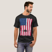 Airplane American Flag Pilot Jet Aviation T-Shirt (Vorne ganz)