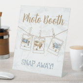 Airplane Aviator Pilot 1st Birthday Photo Booth Sockelschild (In Situ)