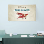 Airplane Baby Dusche Banner Reiseabenteuerwagen (Messeveranstaltung)