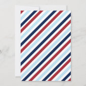 Airplane Baby Shower Einladung (Rückseite)