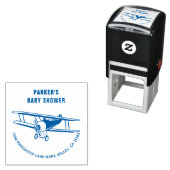 Airplane Babydusche Permastempel (Beispiel)