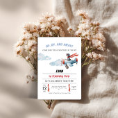 Airplane Birthday Invitation | Up Up and Away