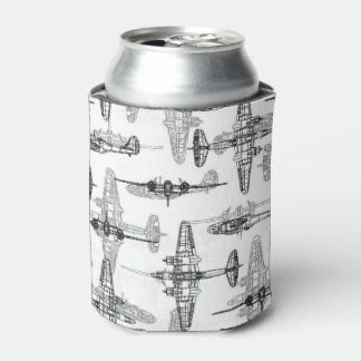 Airplane Blueprint 1 Drinks können kühler werden Dosenkühler