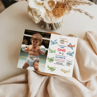 Airplane Boy 1. Geburtstag | Lustige Sky Theme Par Einladung