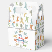 Airplane Boy 1st Birthday | Fun Sky Theme Party Geschenkschachtel (Geöffnet)