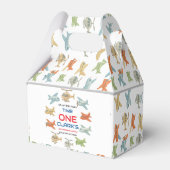 Airplane Boy 1st Birthday | Fun Sky Theme Party Geschenkschachtel (Vorderseite)