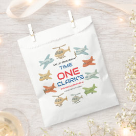 Airplane Boy 1st Birthday | Fun Sky Theme Party Geschenktütchen