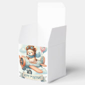 Airplane Boy Bear 1. Geburtstag Party Geschenkschachtel (Geöffnet)