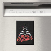 Airplane Christmas Tree Pilot Magnet (In Situ (Geschirrspüler))